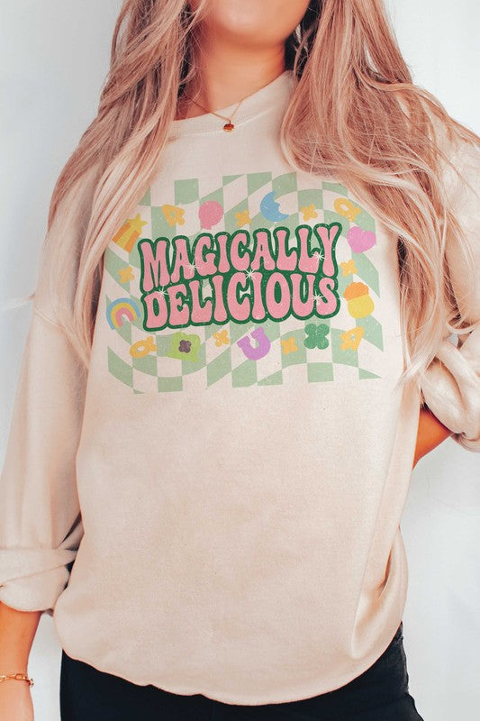 Magically Delicious Sweatshirt Sand Small