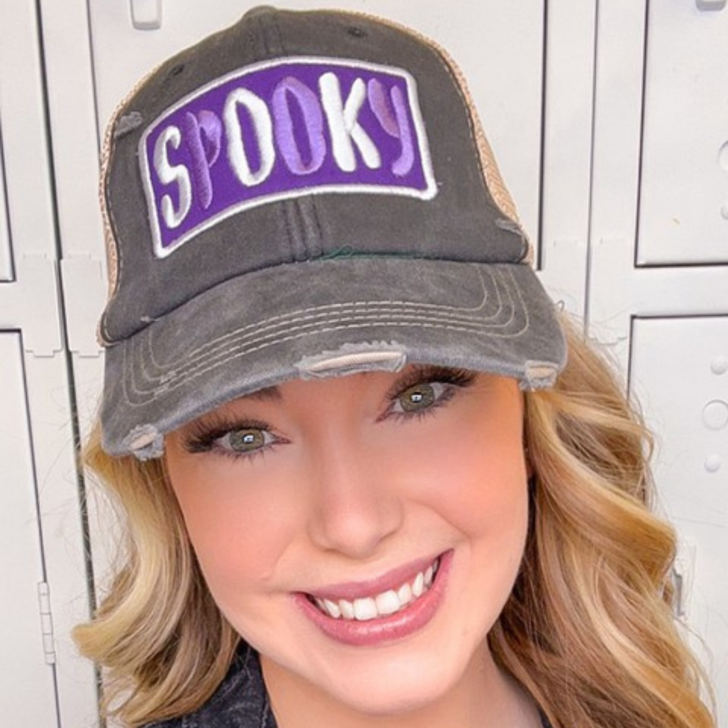 Spooky Vintage Patch Hat