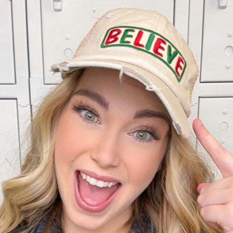 Believe Vintage Patch Hat