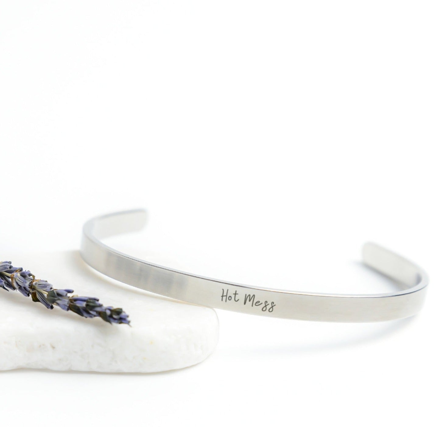 "Hot Mess" Cuff Bracelet Jewelry Silver