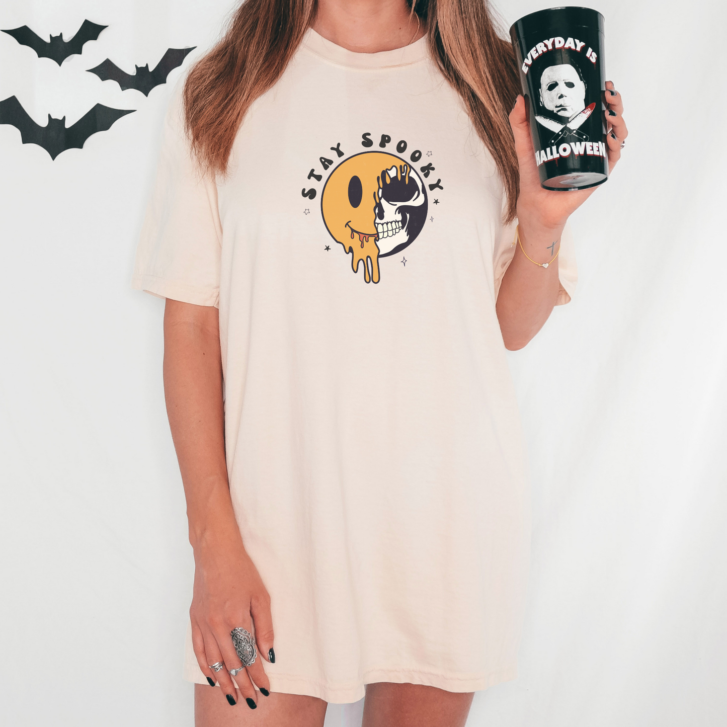 Stay Spooky Tee T-Shirt Ivory S
