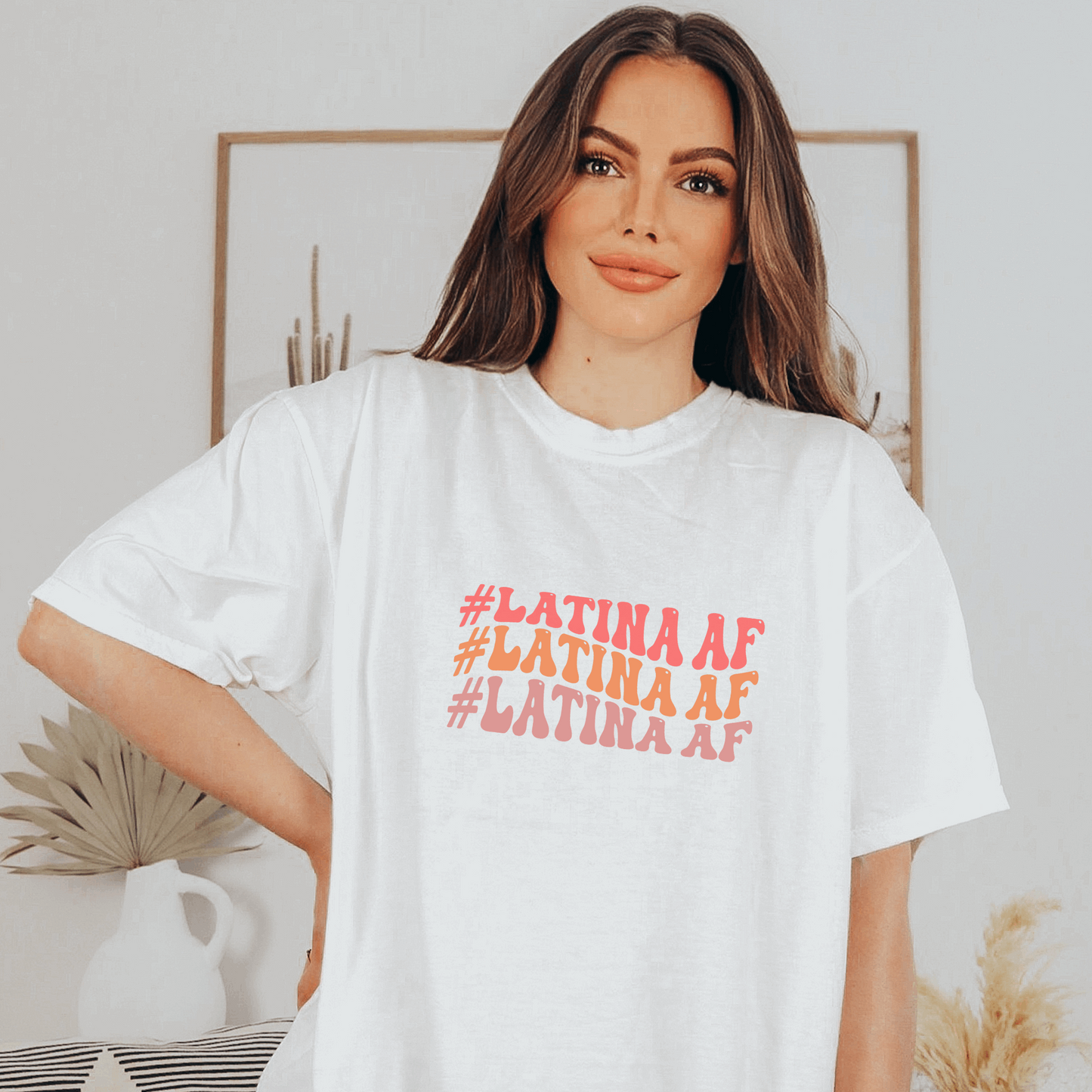 #LatinaAF Tee T-Shirt White S