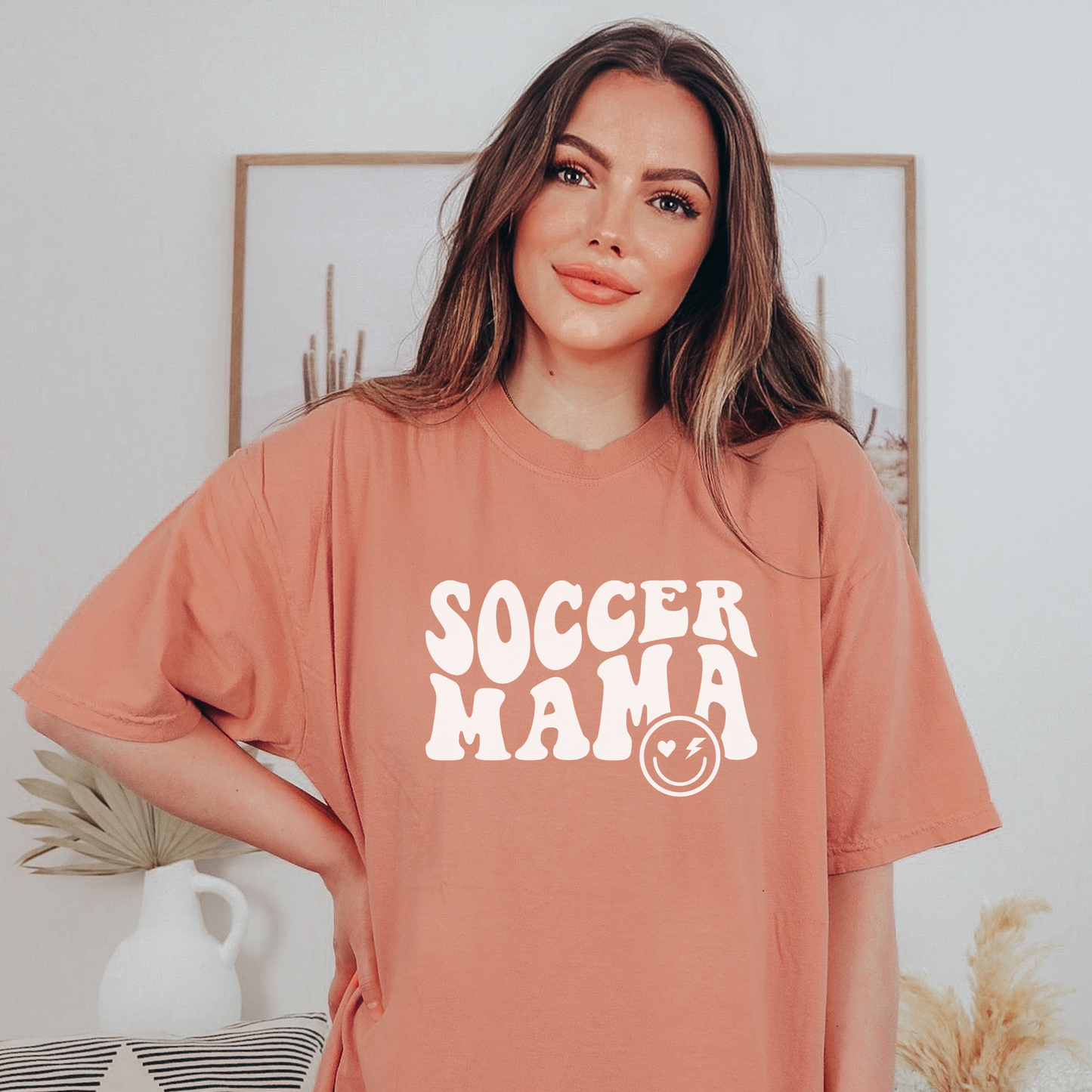 Soccer Mama Tee T-Shirt Terracotta S