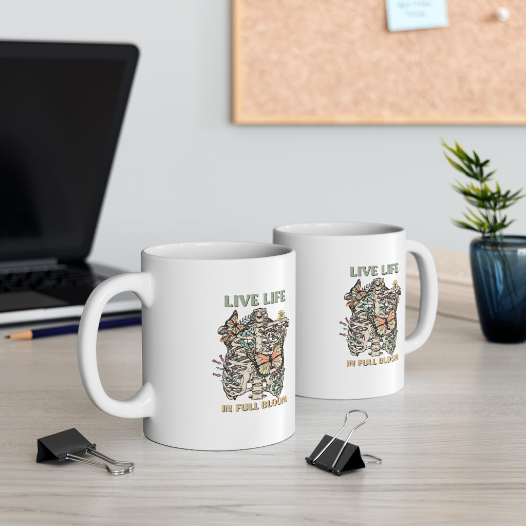 Live Life in Full Bloom Coffee Mug Mug
