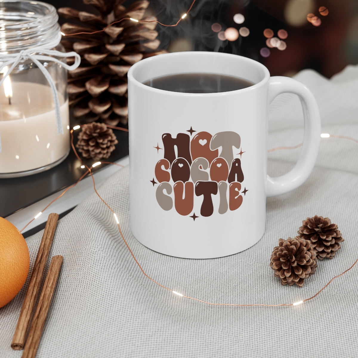 Hot Cocoa Cutie Coffee Mug Mug 11oz