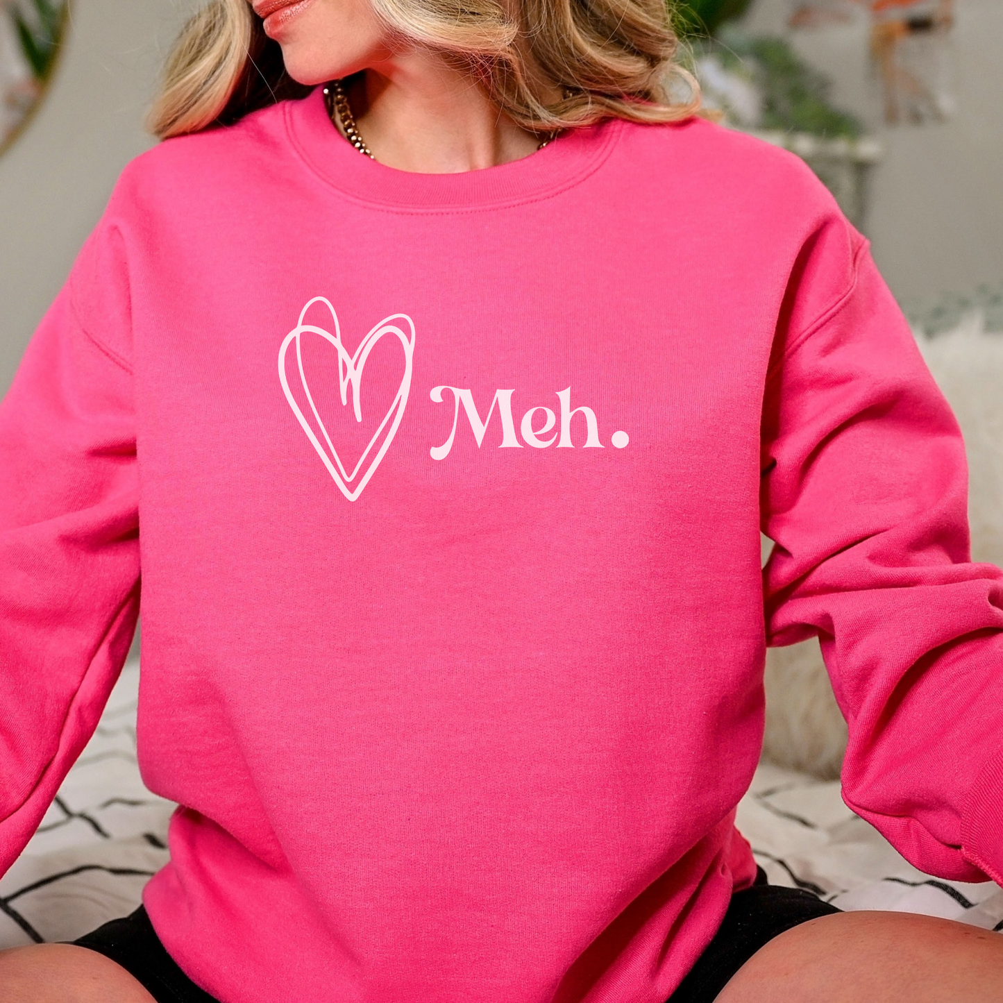 Meh Sweatshirt Sweatshirt S Heliconia