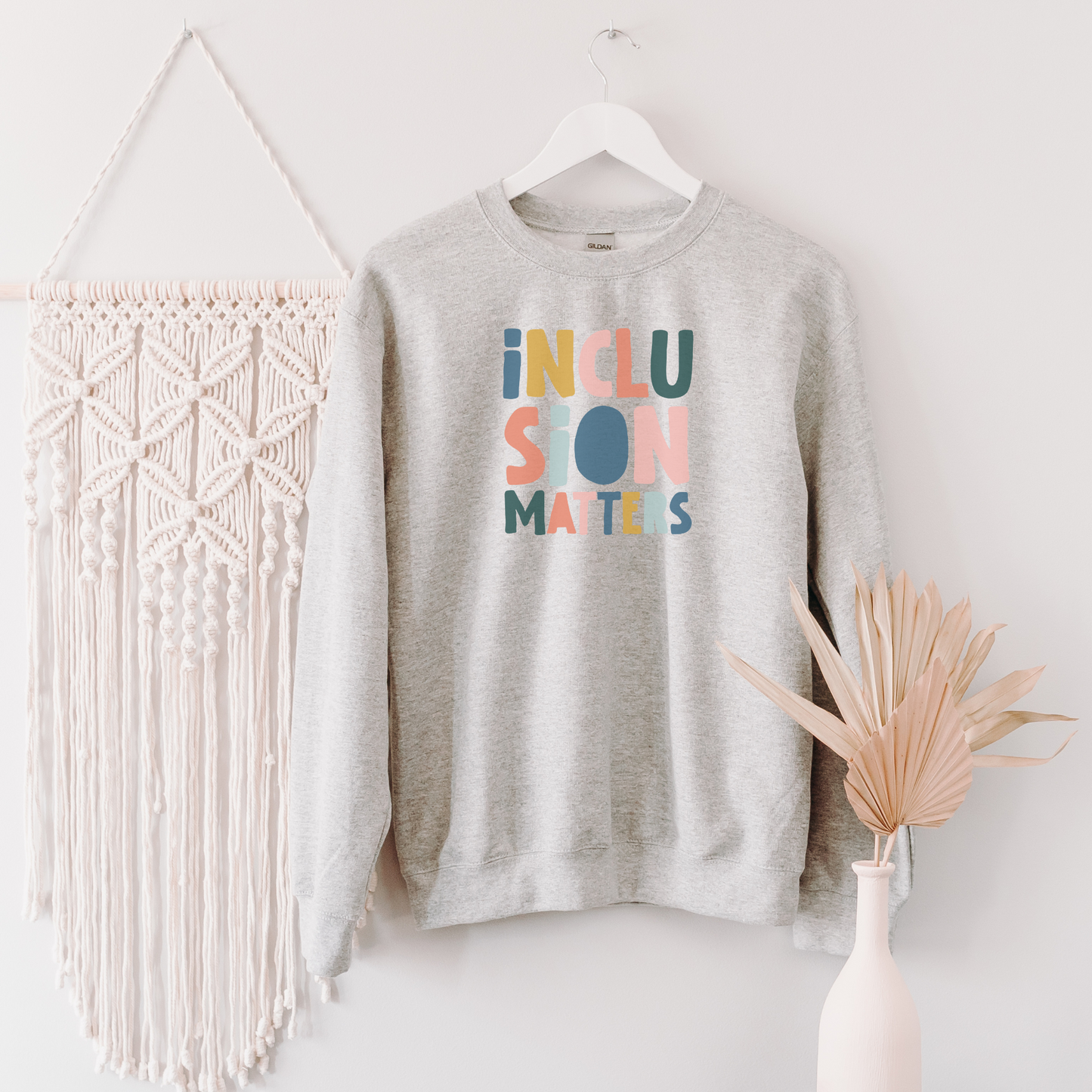 Inclusion Matters Sweatshirt Sweatshirt S Ash