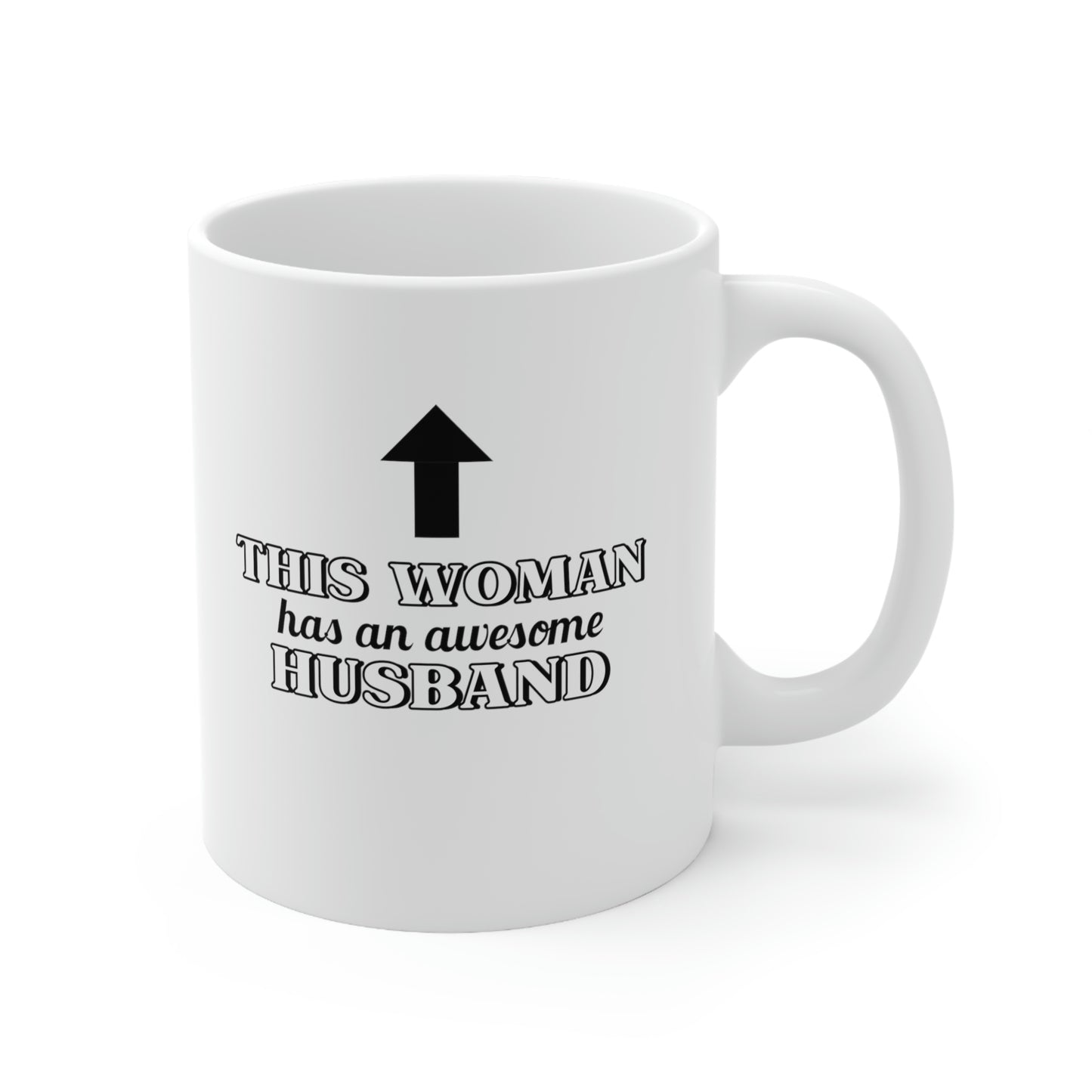 This Woman Has an Awesome Husband Coffee Mug Mug