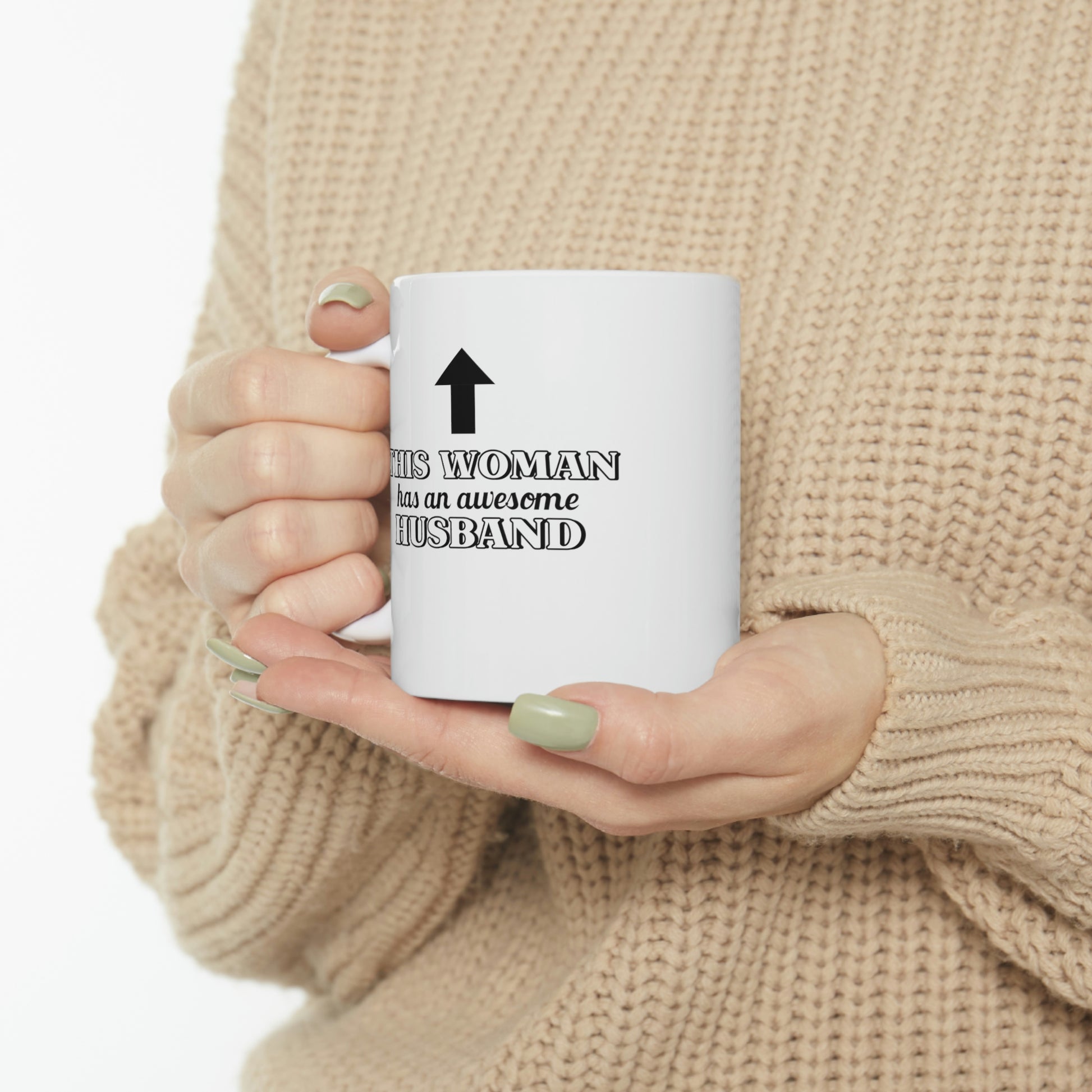 This Woman Has an Awesome Husband Coffee Mug Mug
