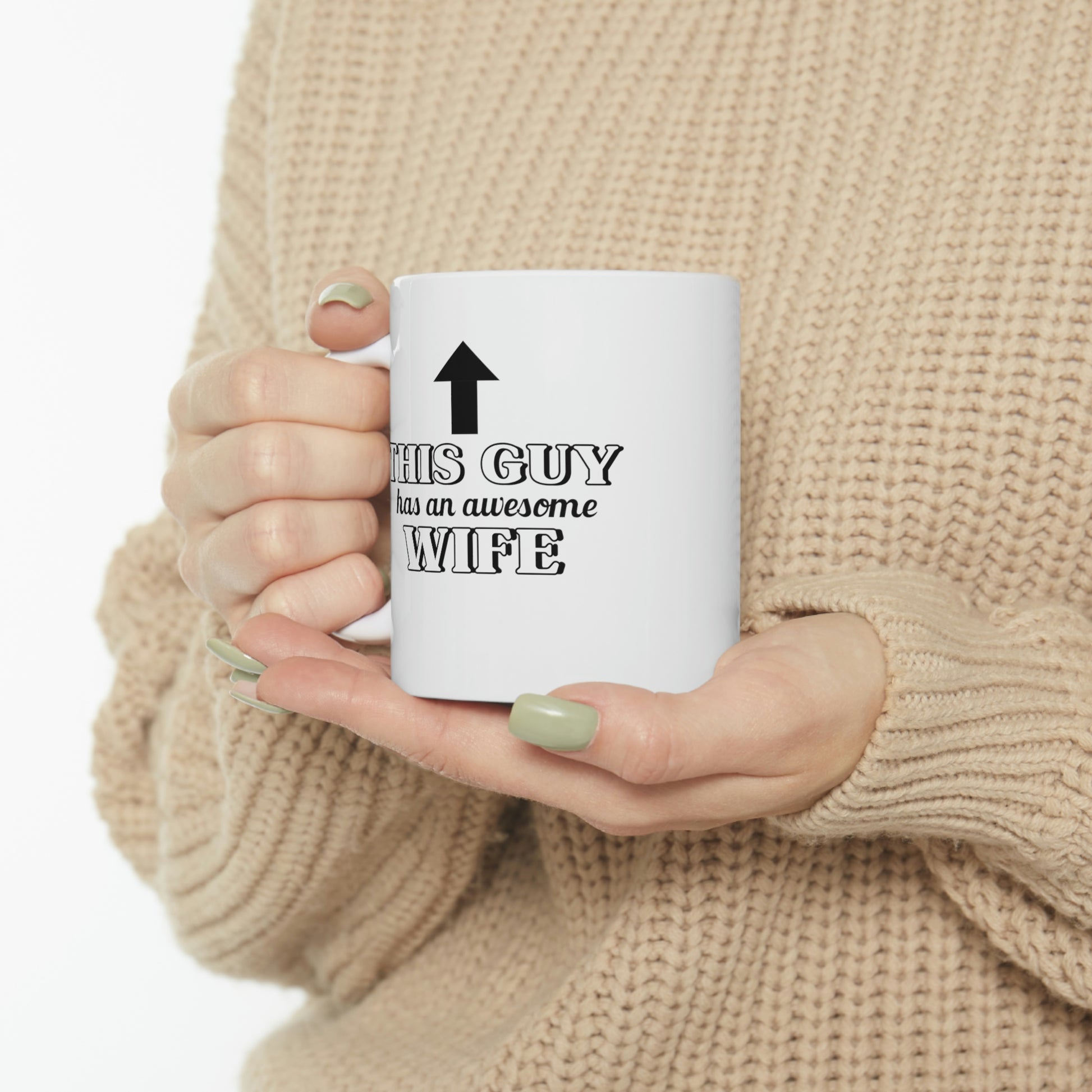 This Guy Awesome Wife Coffee Mug Mug 11oz