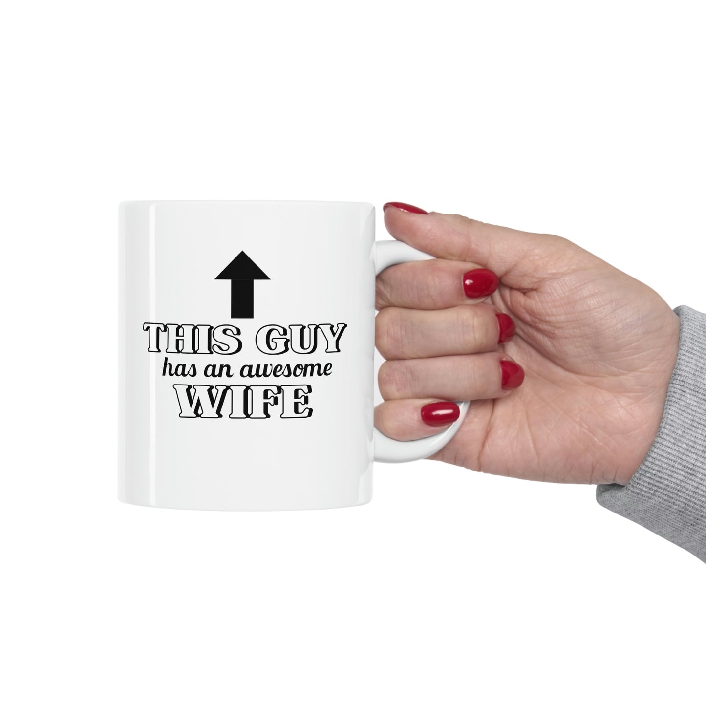 This Guy Awesome Wife Coffee Mug Mug