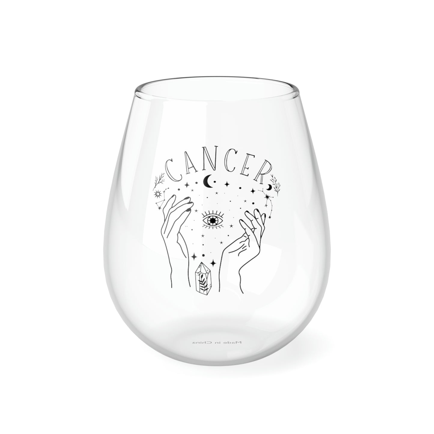 Cancer Wine Glass Mug