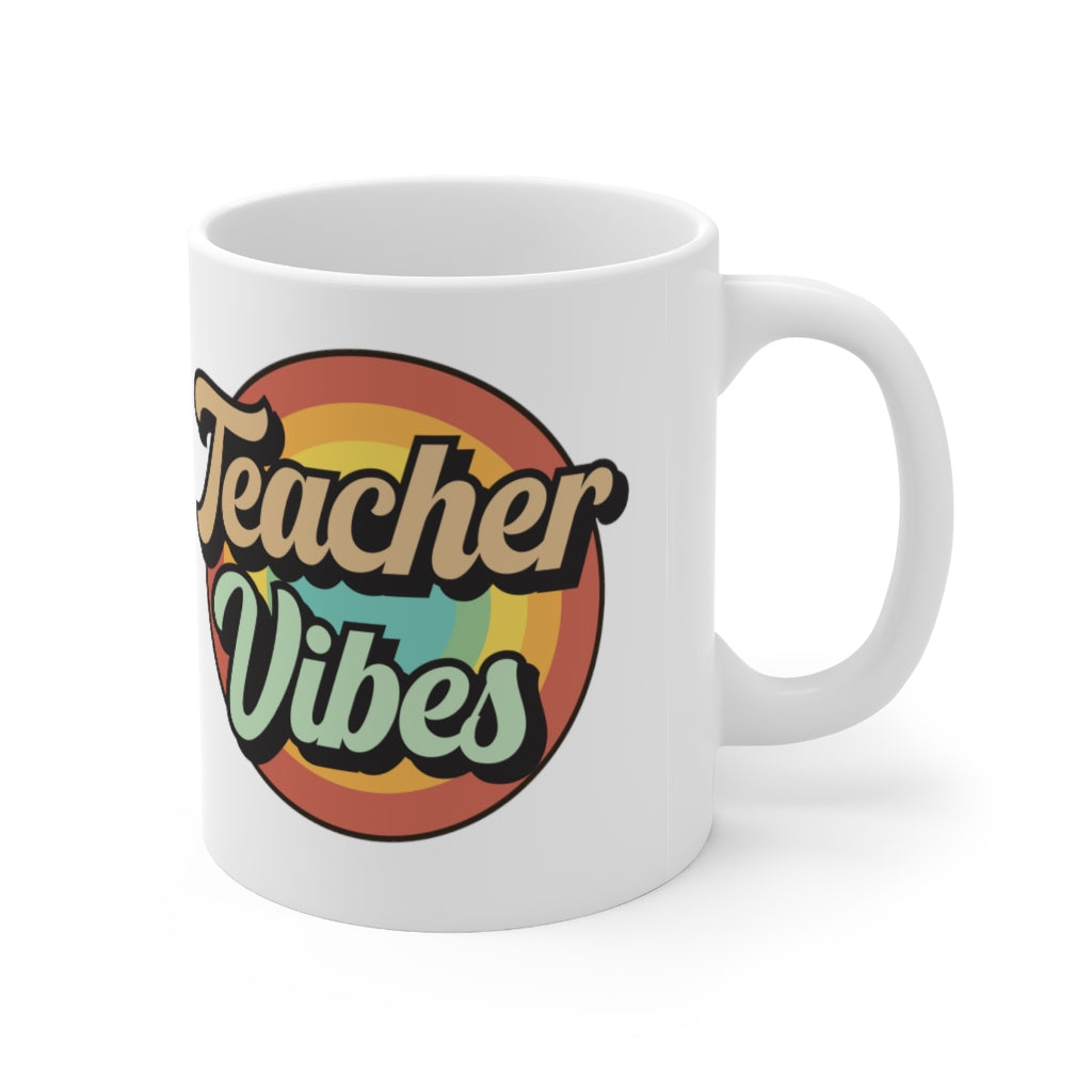 Teacher Vibes Coffee Mug Mug