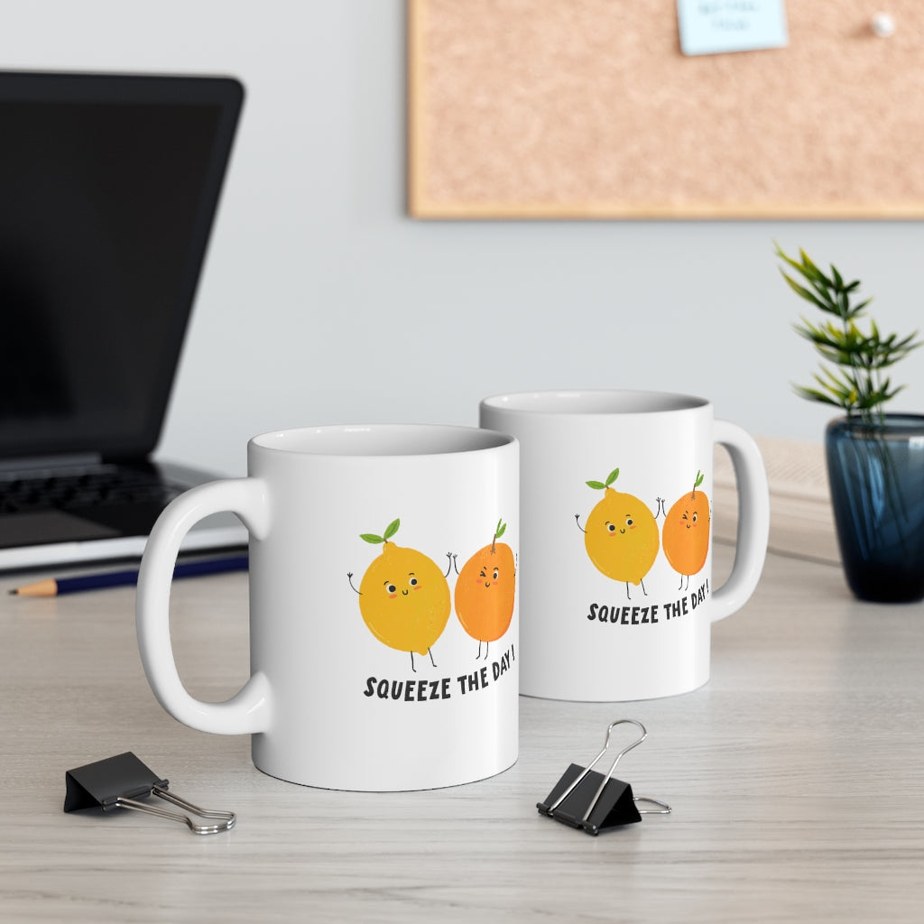 Squeeze the Day Coffee Mug Mug