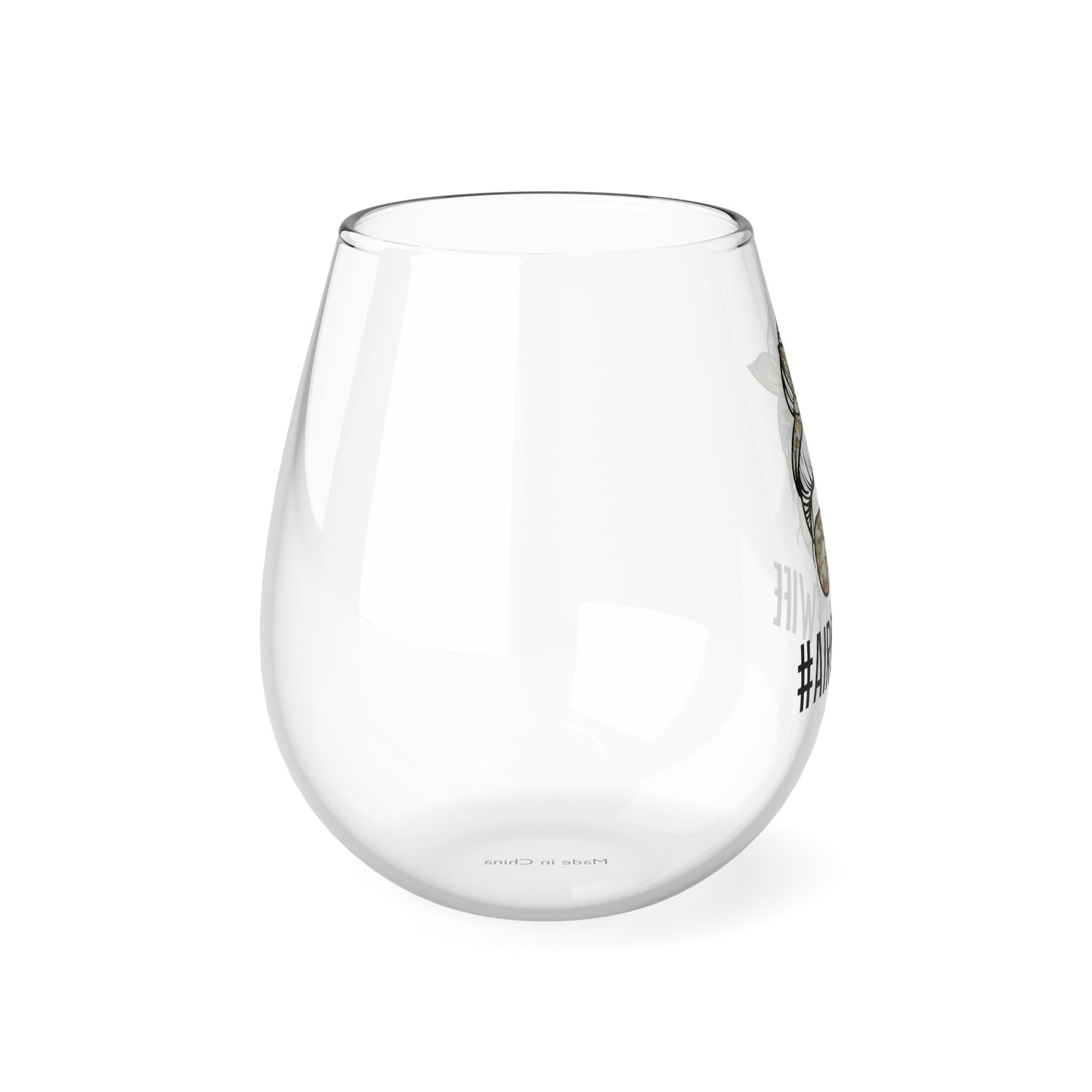 #AirForceWife Wine Glass Mug