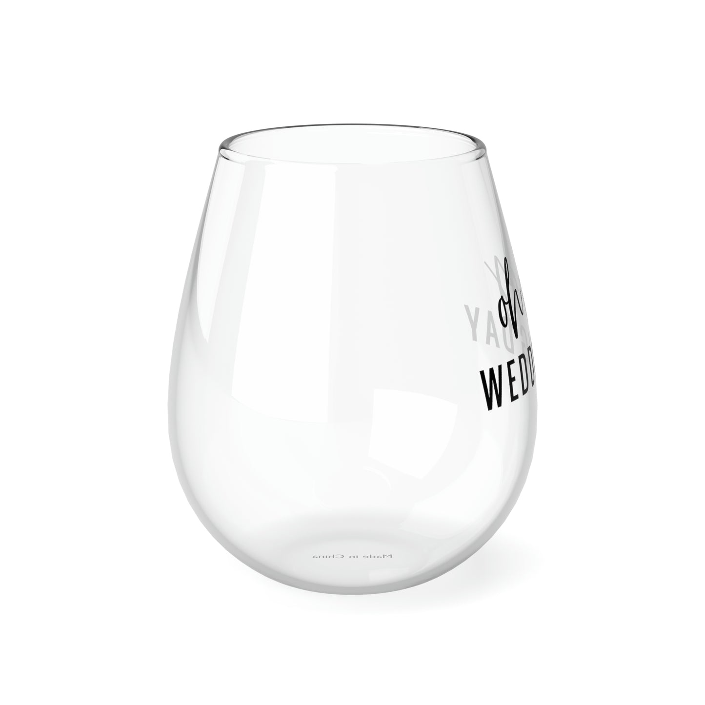 Oh Hey, Wedding Day Wine Glass Mug