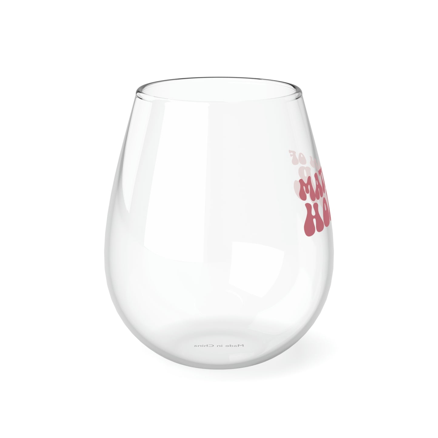 Matron of Honor Wine Glass Mug