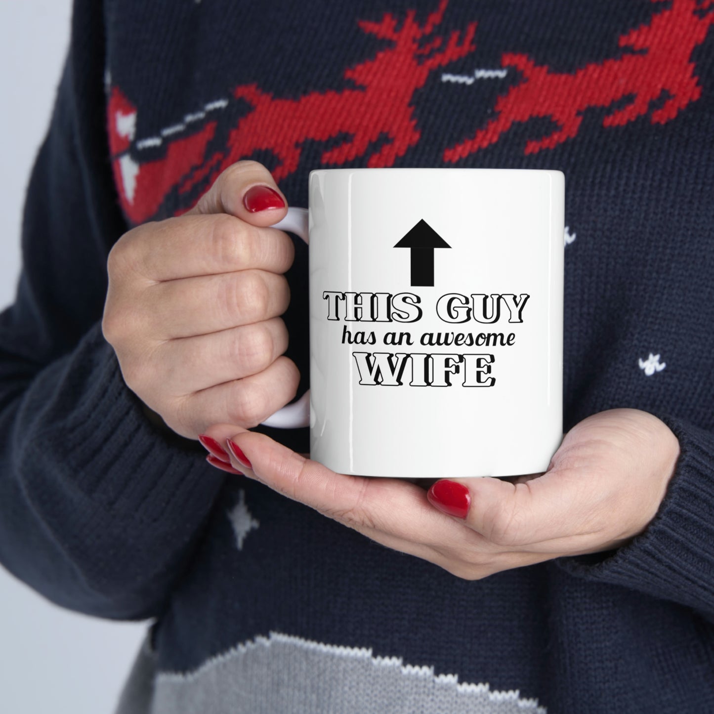 This Guy Awesome Wife Coffee Mug Mug