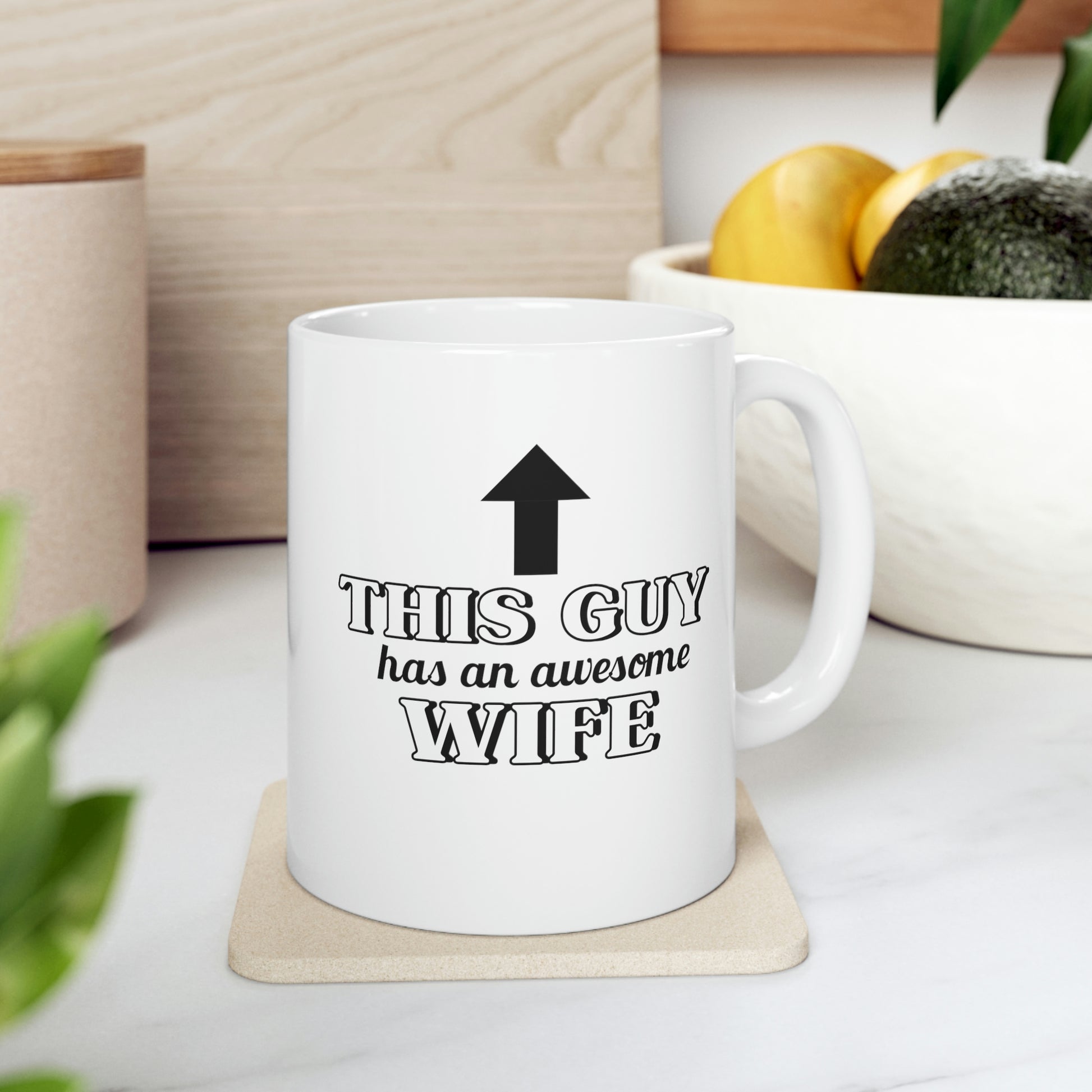 This Guy Awesome Wife Coffee Mug Mug