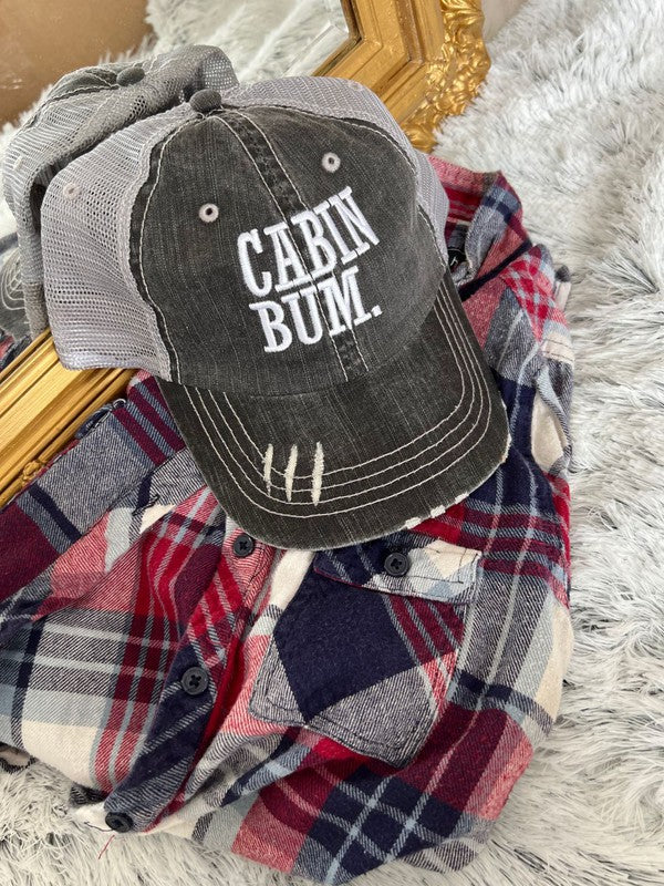 Cabin Bum Embroidered Hat    