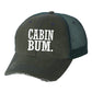 Cabin Bum Embroidered Hat  Green Mesh OS 