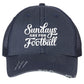 Sundays are for Football Embroidered Trucker Hat  Navy OS 