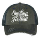 Sundays are for Football Embroidered Trucker Hat  Green OS 