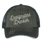 Designated Drinker Embroidered Hat  Green Mesh OS 