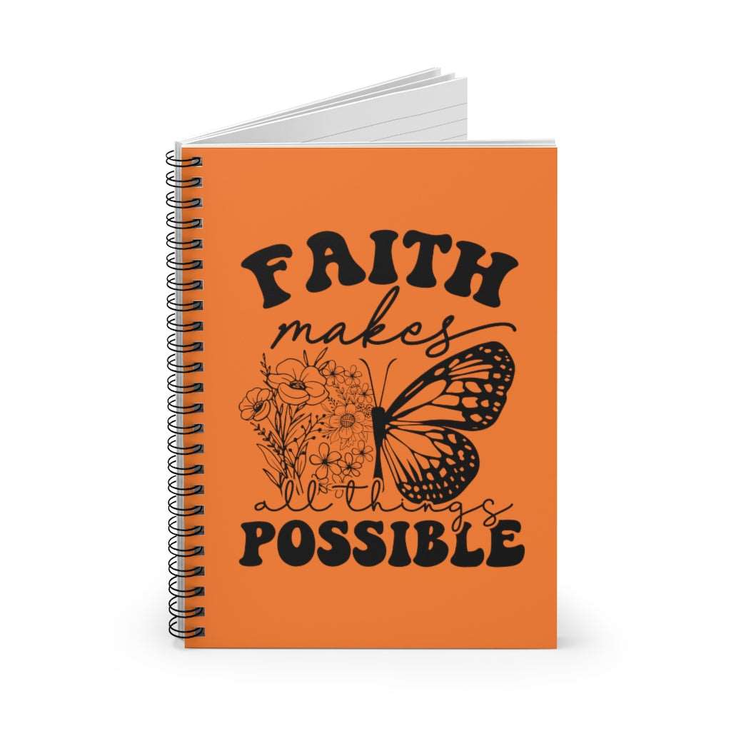 Faith Makes All Things Possible Journal Paper products One Size  