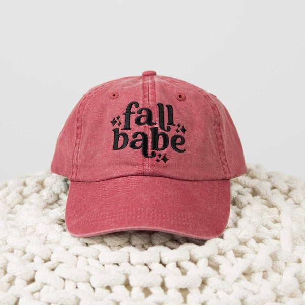 Fall Babe Canvas Hat  Aqua Adult 