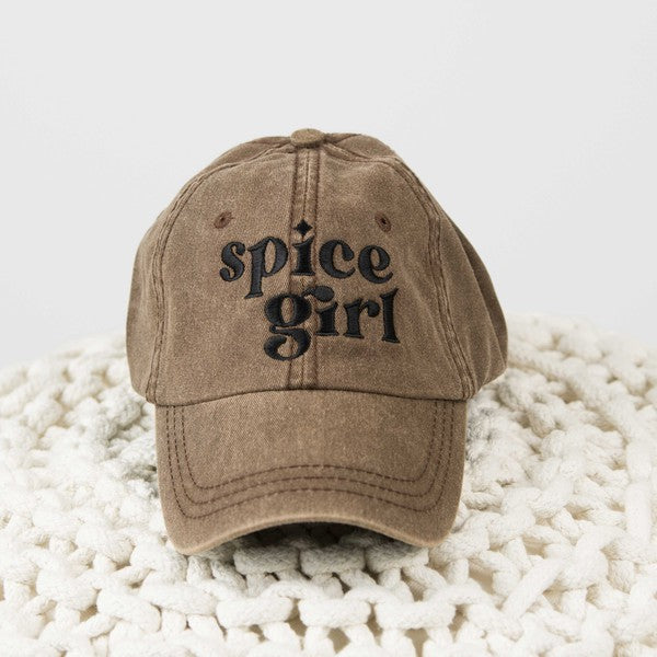 Spice Girl Canvas Hat  Mustard Adult 