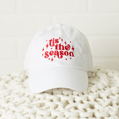 Tis The Season Canvas Hat  Forest Adult 