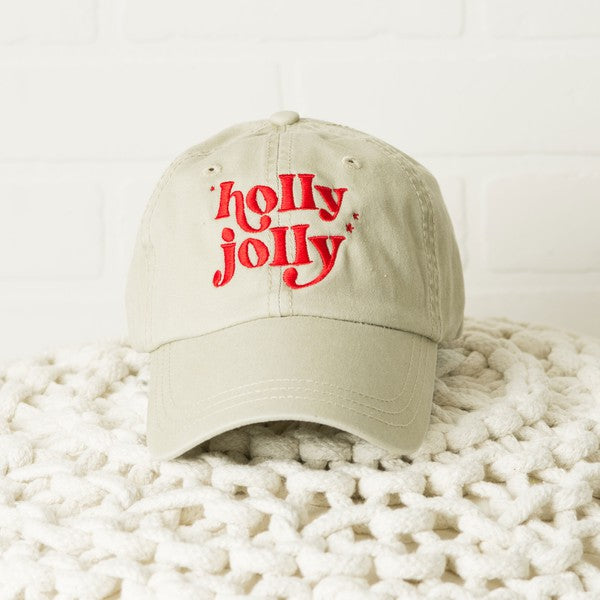 Holly Jolly Canvas Hat  Forest Adult 