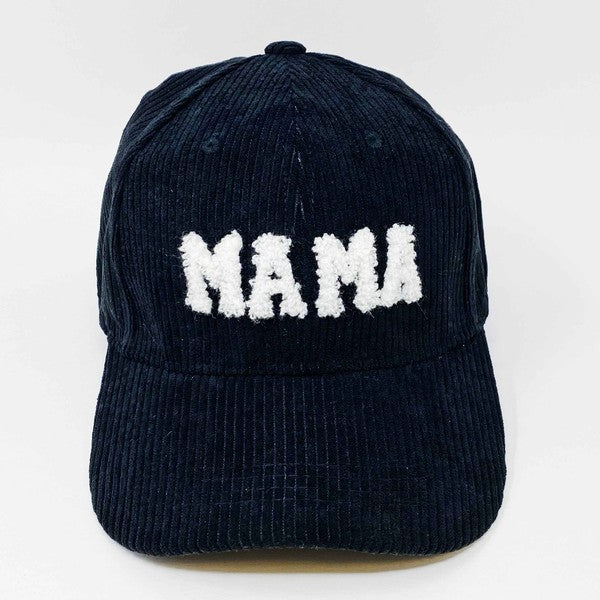 Corduroy Mama Ball Cap  Black OS 