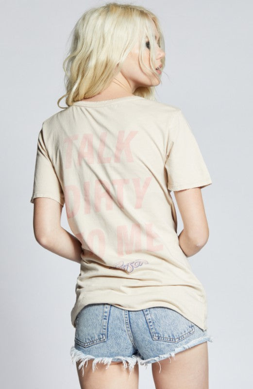 Poison Talk Dirty to Me Boyfriend Tee    