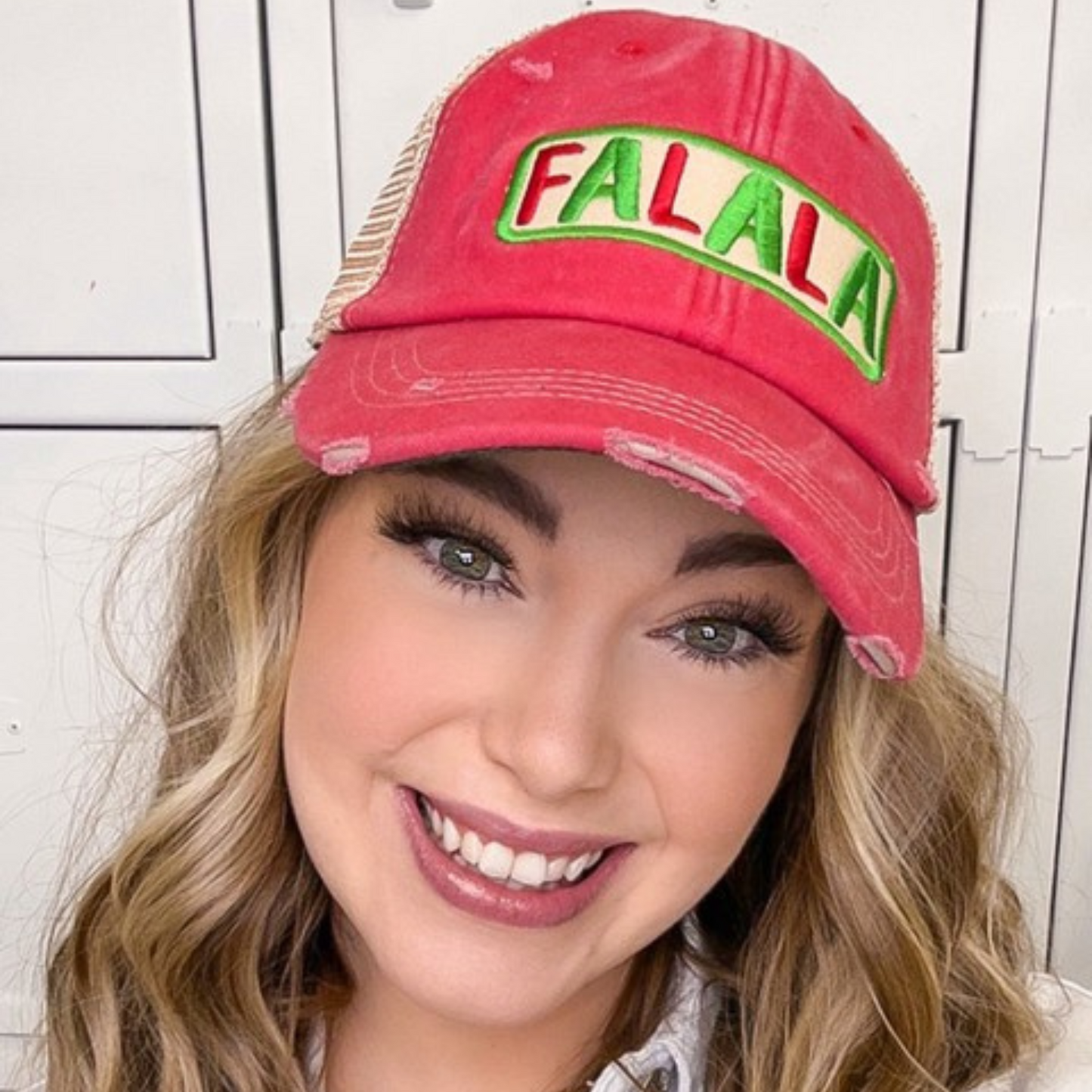 Fa La La Vintage Patch Hat    