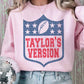 Taylor's Version Sweatshirt  Pink Small 