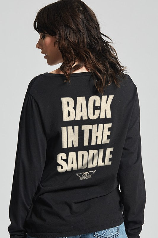 Aerosmith Back In The Saddle Long Sleeve Tee    