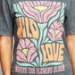 Wild Love Where The Flowers Bloom Graphic Top    