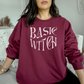 Basic Witch Sweatshirt Sweatshirt S Maroon 