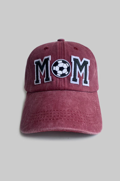 MOM Soccer Cap  Burgundy One Size 