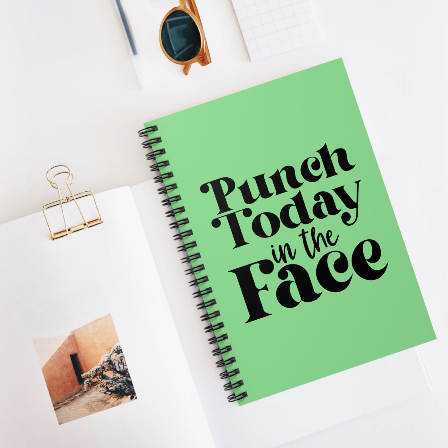 Punch Today in the Face Journal Paper products One Size  