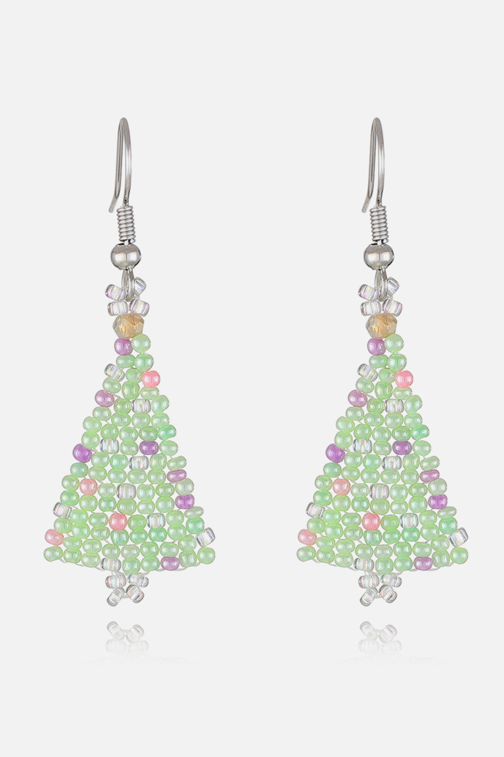 O' Christmas Tree Earrings  Light Green One Size 