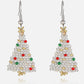 O' Christmas Tree Earrings  Transparent One Size 