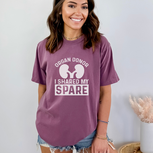 I Shared My Spare Tee T-Shirt Berry S 