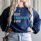 Best Caregiver Ever Sweatshirt Sweatshirt S Navy 