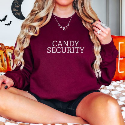 Candy Security Sweatshirt Sweatshirt S Maroon 