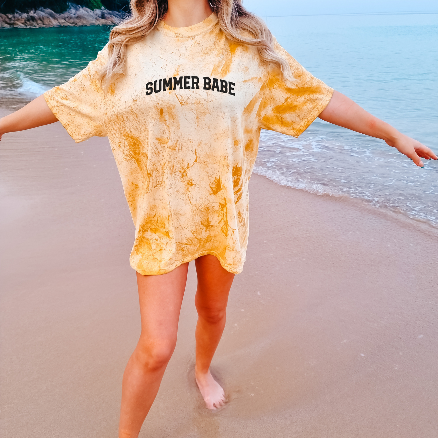 Summer Babe Blast Tee T-Shirt Citrine S 