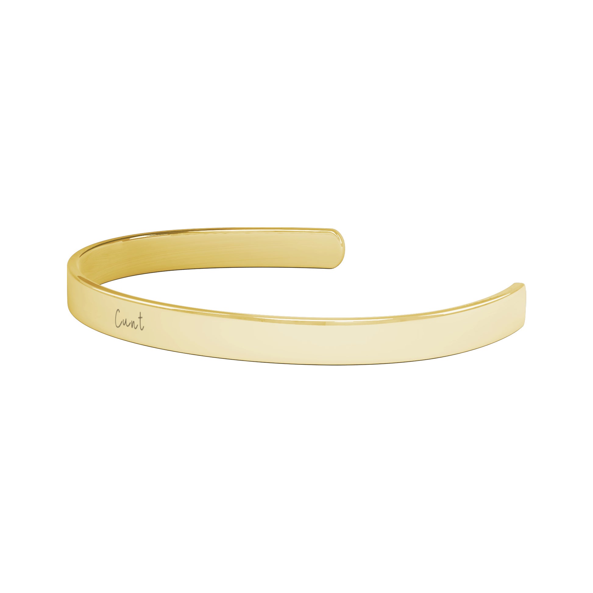 "Cunt" Cuff Bracelet Jewelry   