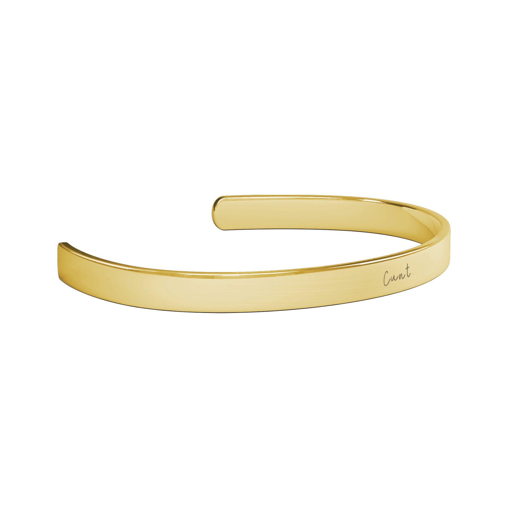 "Cunt" Cuff Bracelet Jewelry   